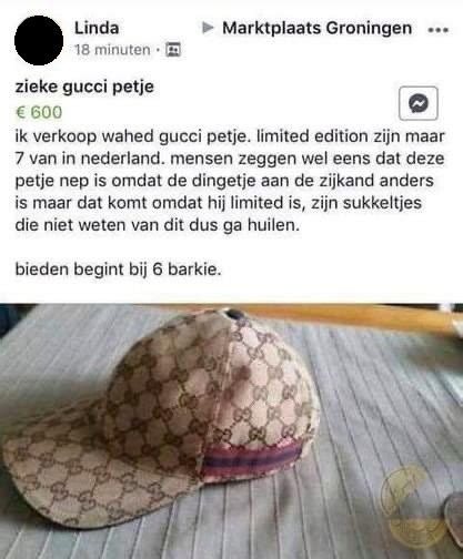 deze gucci petje is echt|gucci neppe herkennen.